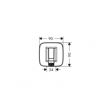 Set de cada-dus Hansgrohe, Crometta Vario / Porter, furtun 160 cm